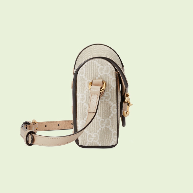 699296.UULBG.9683.010.052.0000.Light Gucci Horsebit 1955 mini bag
